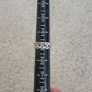 Celtic Braided Sterling Silver Ring